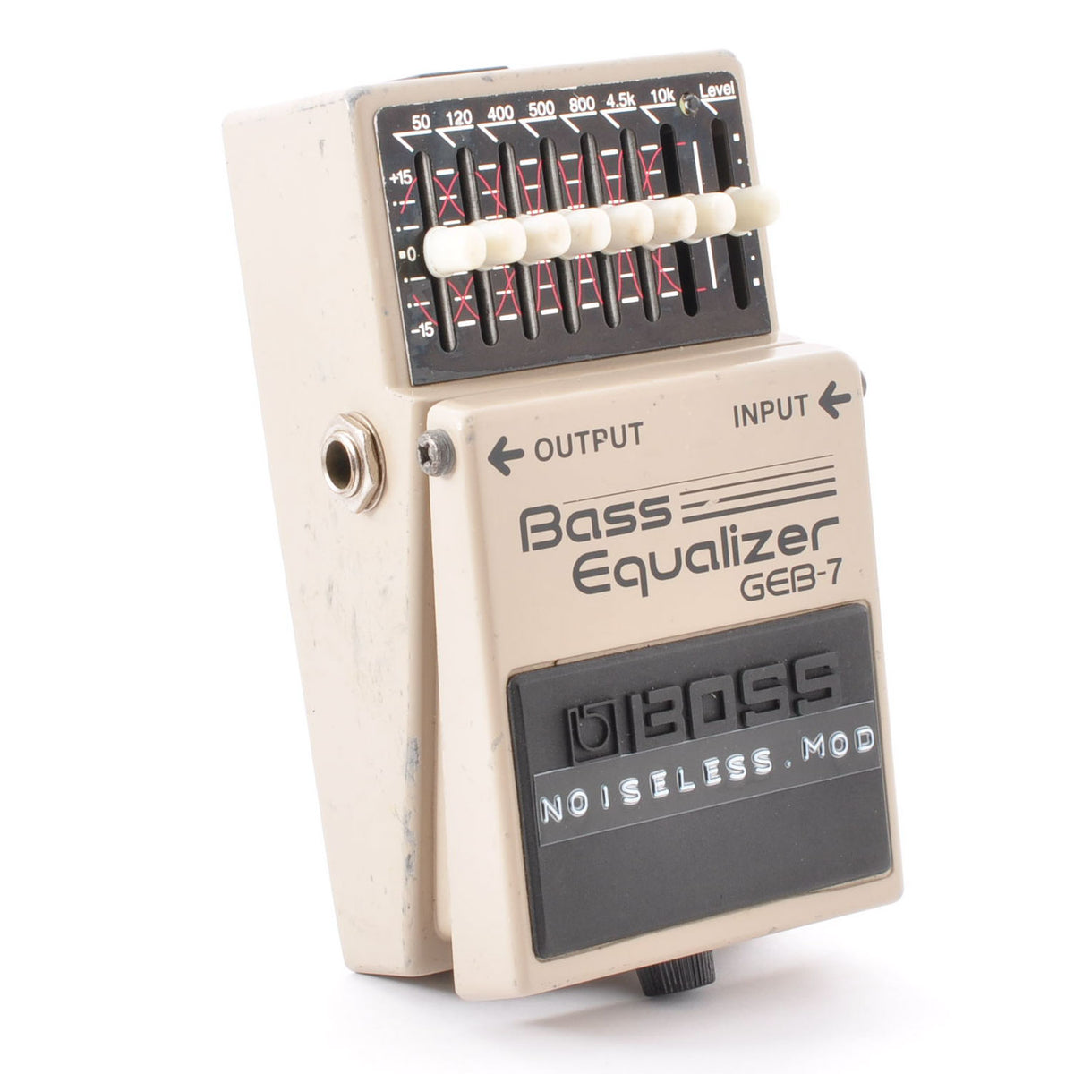 Boss GEB-7 Modified Noiseless For Bass Equalizer Pedal Made in Taiwan 2007 Mod Used From Japan #GV85848
