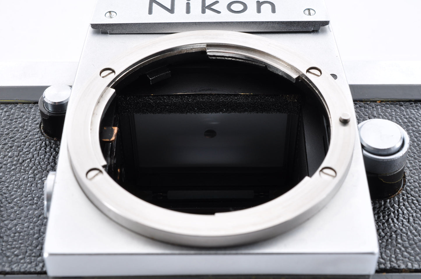 Nikon F Eye Level Silver S/N6404544 Mt Fuji Mark 35mm SLR Film Camera From Japan