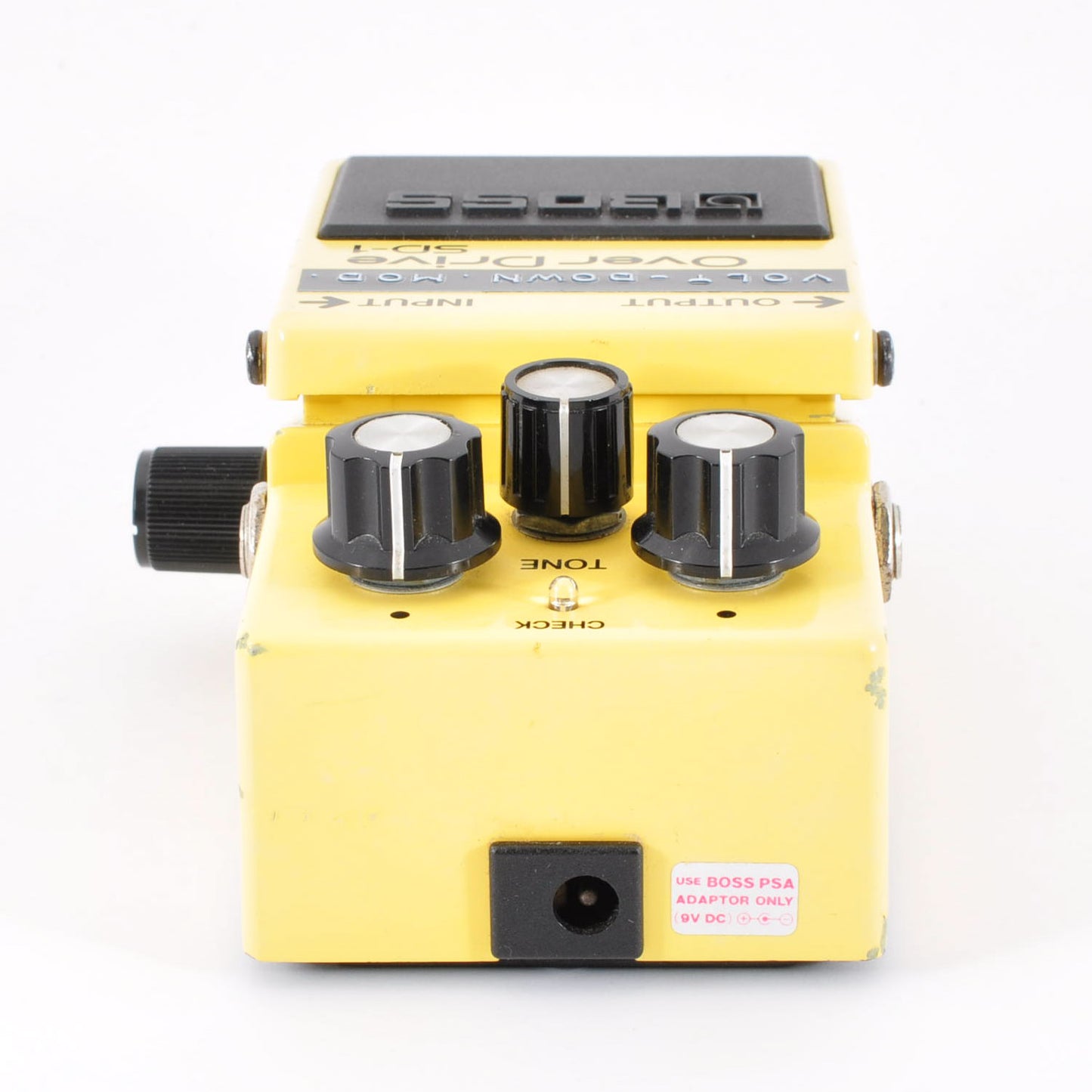 Boss SD-1 Modified Volt-Down 2.5-7.5V Fuzz Sound Super Overdrive Made In Taiwan 2003 Used From Japan #QR11954