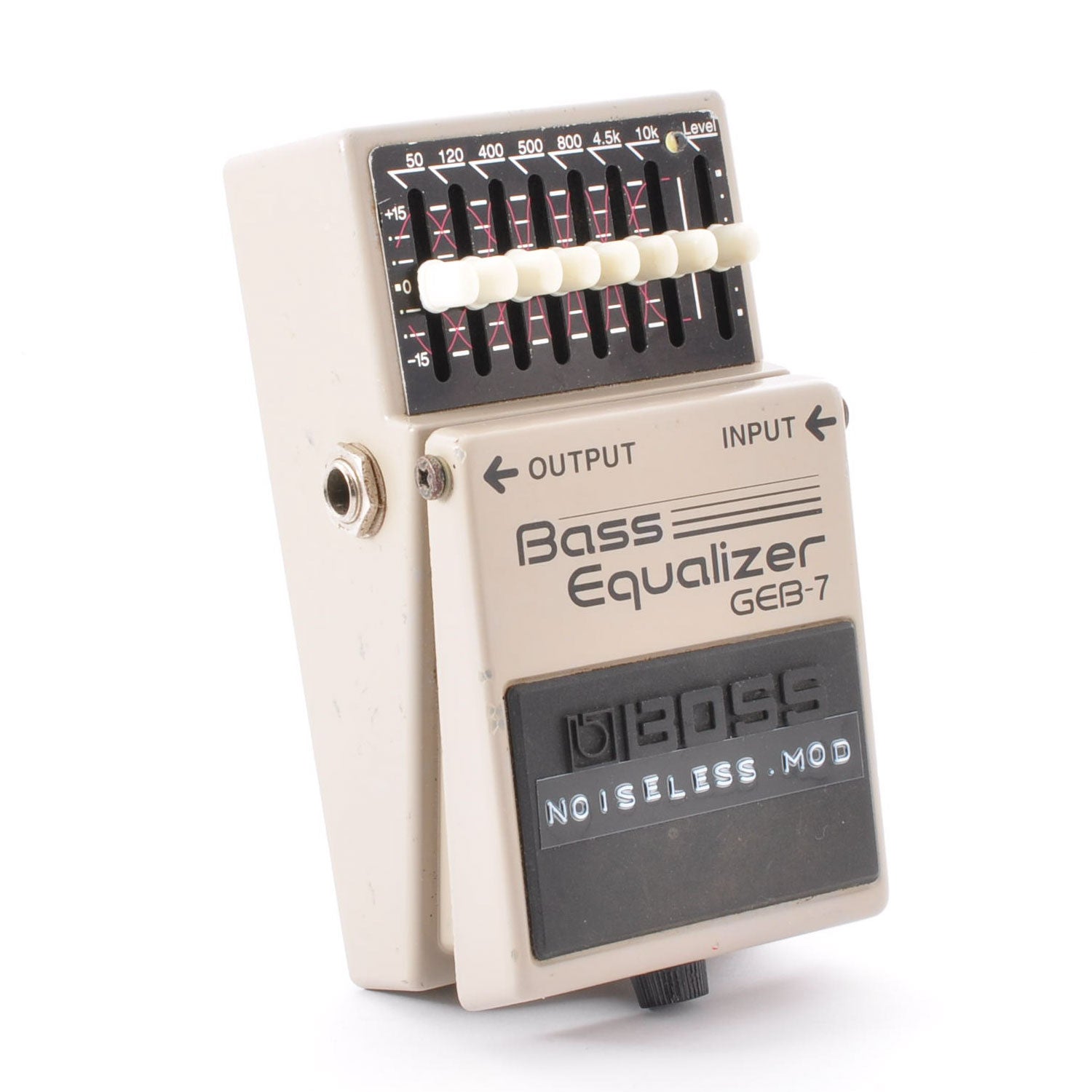 Boss GEB-7 Modified Noiseless For Bass Equalizer Pedal Mod Used