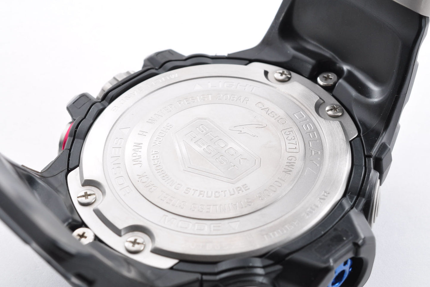 CASIO G-SHOCK GWN-1000B-1BJF GULFMASTER Master Of G Sea Solar Mens Watch 5371 Used From Japan