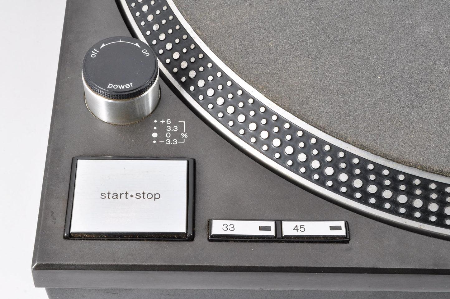 Technics SL-1200MK3 Black Direct Drive DJ Turntable Record Player w/Dust Cover EP Adapter Used From Japan #NH0CA07614