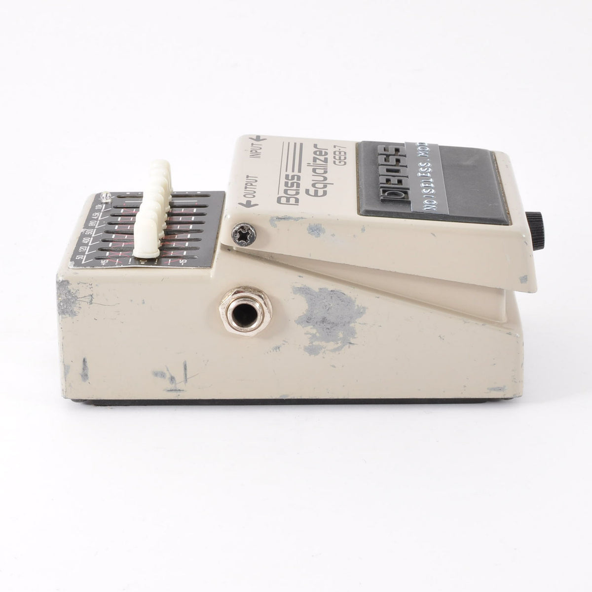 Boss GEB-7 Modified Noiseless For Bass Equalizer Pedal Made in Taiwan 1996 Mod with Box Used From Japan #AI62261