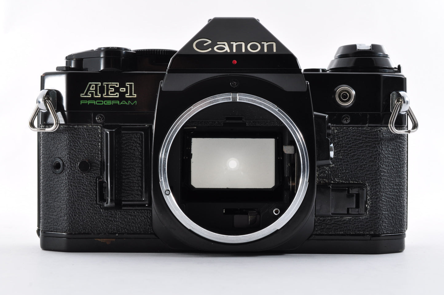 Canon AE-1 Program Black Maintained 35mm SLR Camera with/Motor Drive MA From Japan #3507824