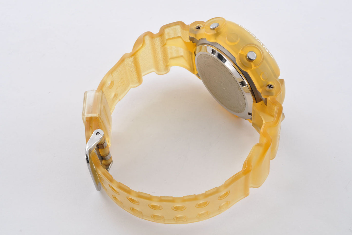Casio G-Shock DW-8201WC-7T Frogman Yellow Titanium Digital Watch 1294 Used From Japan