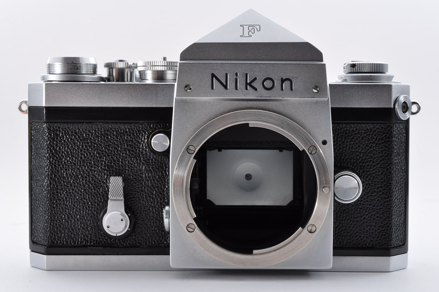 Nikon F Eye Level Silver S/N6405872 Early model Mt Fuji Mark 35mm SLR Film Camera From Japan