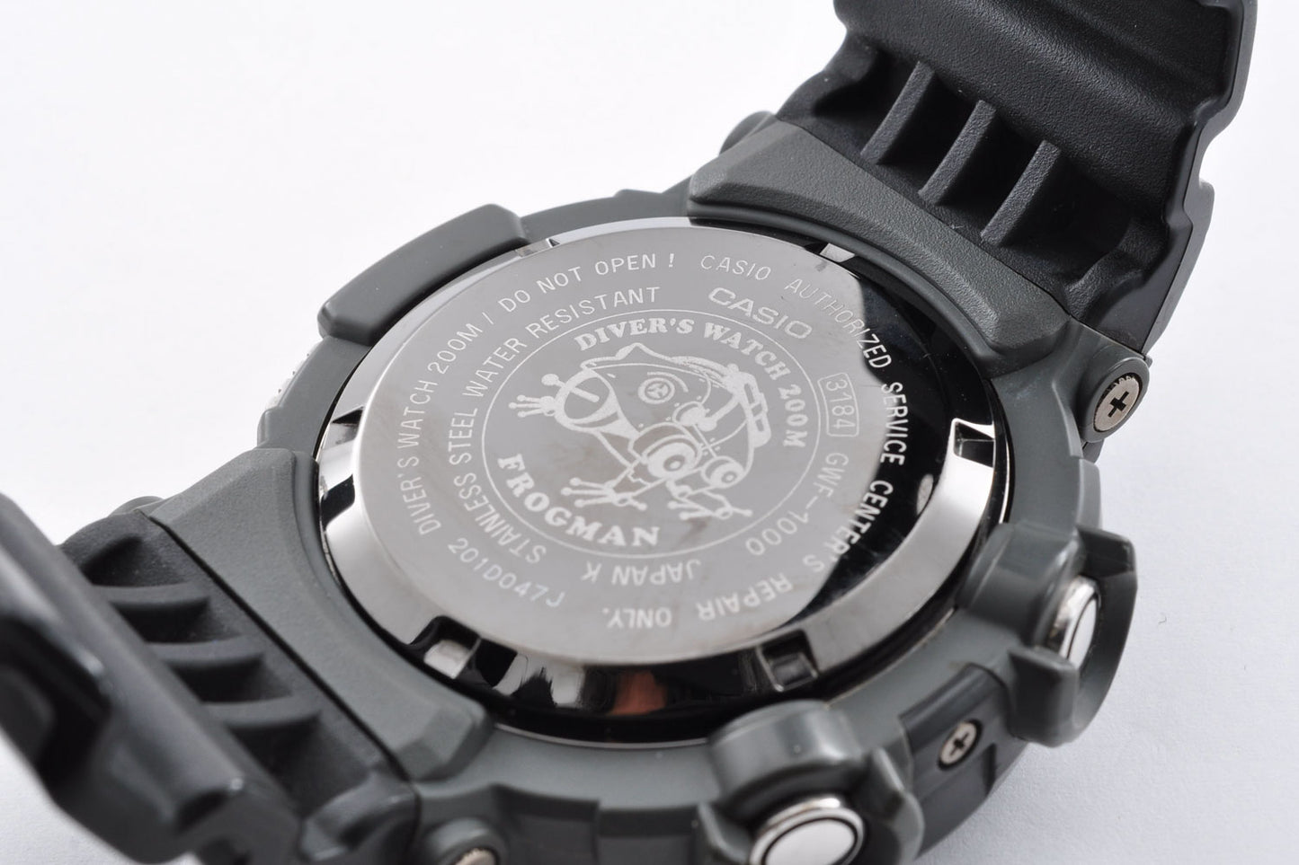 Casio G-SHOCK GWF-D1000B-1JF Frogman Solar Atomic Men Watch 3184 Used From Japan