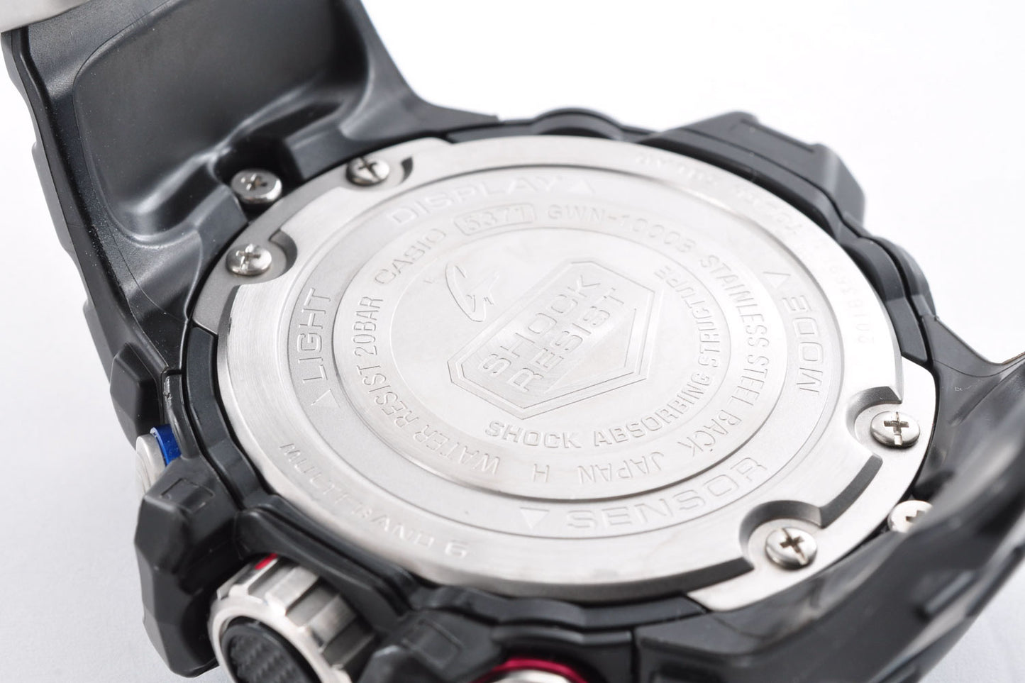 CASIO G-SHOCK GWN-1000B-1BJF GULFMASTER Master Of G Sea Solar Mens Watch 5371 Used From Japan
