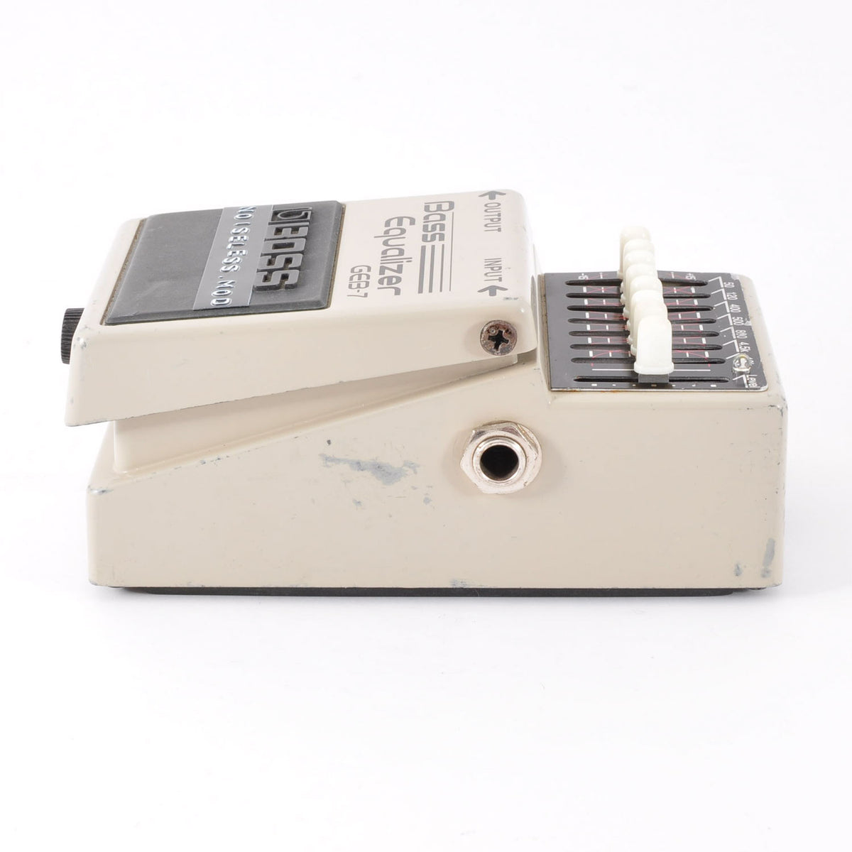 Boss GEB-7 Modified Noiseless For Bass Equalizer Pedal Made in Taiwan 1996 Mod with Box Used From Japan #AI62261