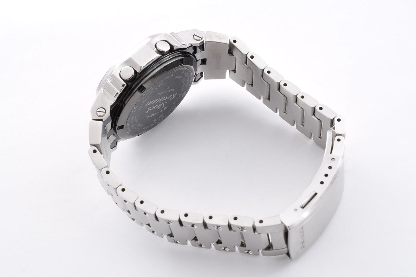 CASIO G-Shock GMW-B5000D-1JF Full Metal Watch SIlver Digital Tough Solar 3459 Used From Japan