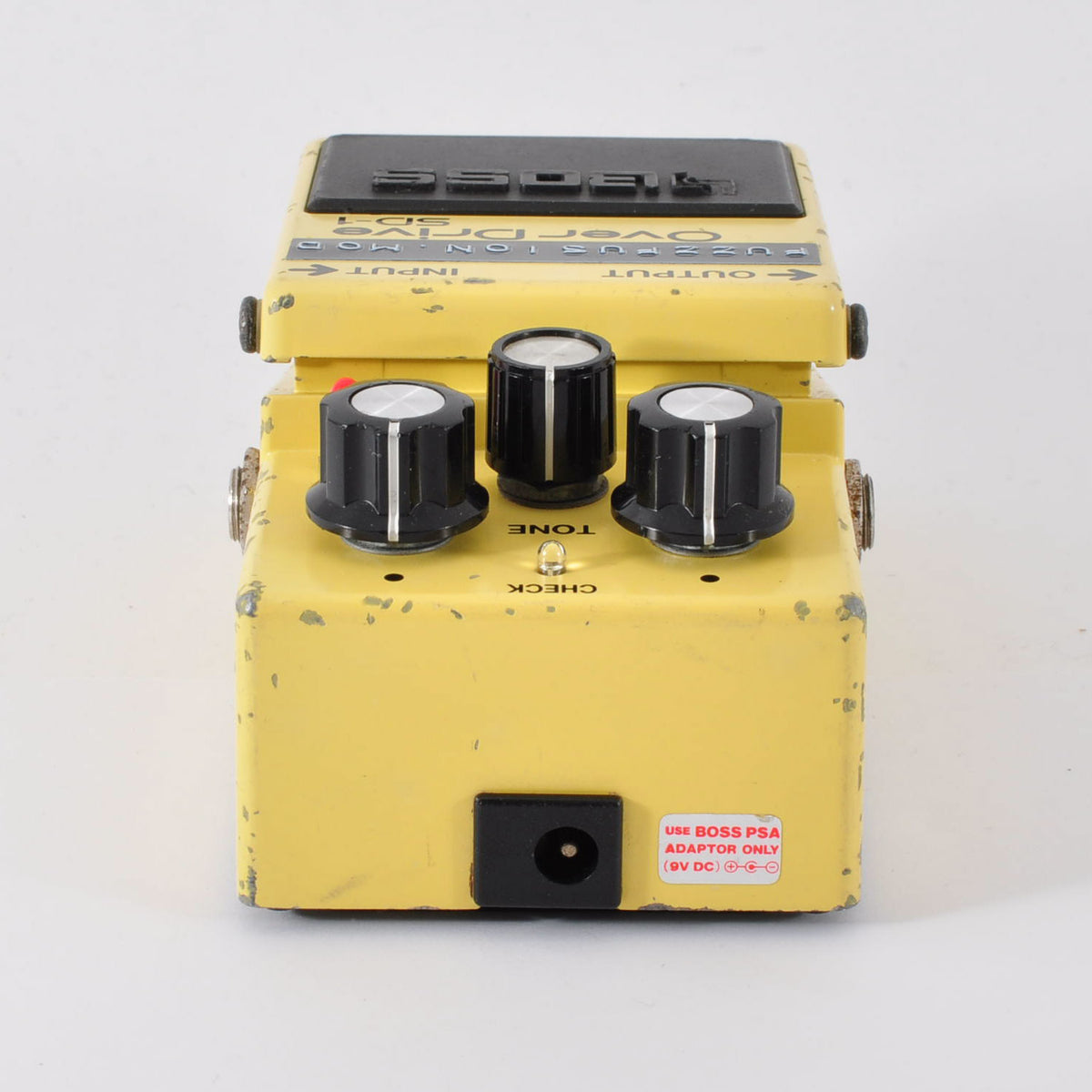 Boss SD-1 Modified FuzzFusion SuperOverdrive Clipping 1N34A&LED3mm Used From Japan #KJ90763
