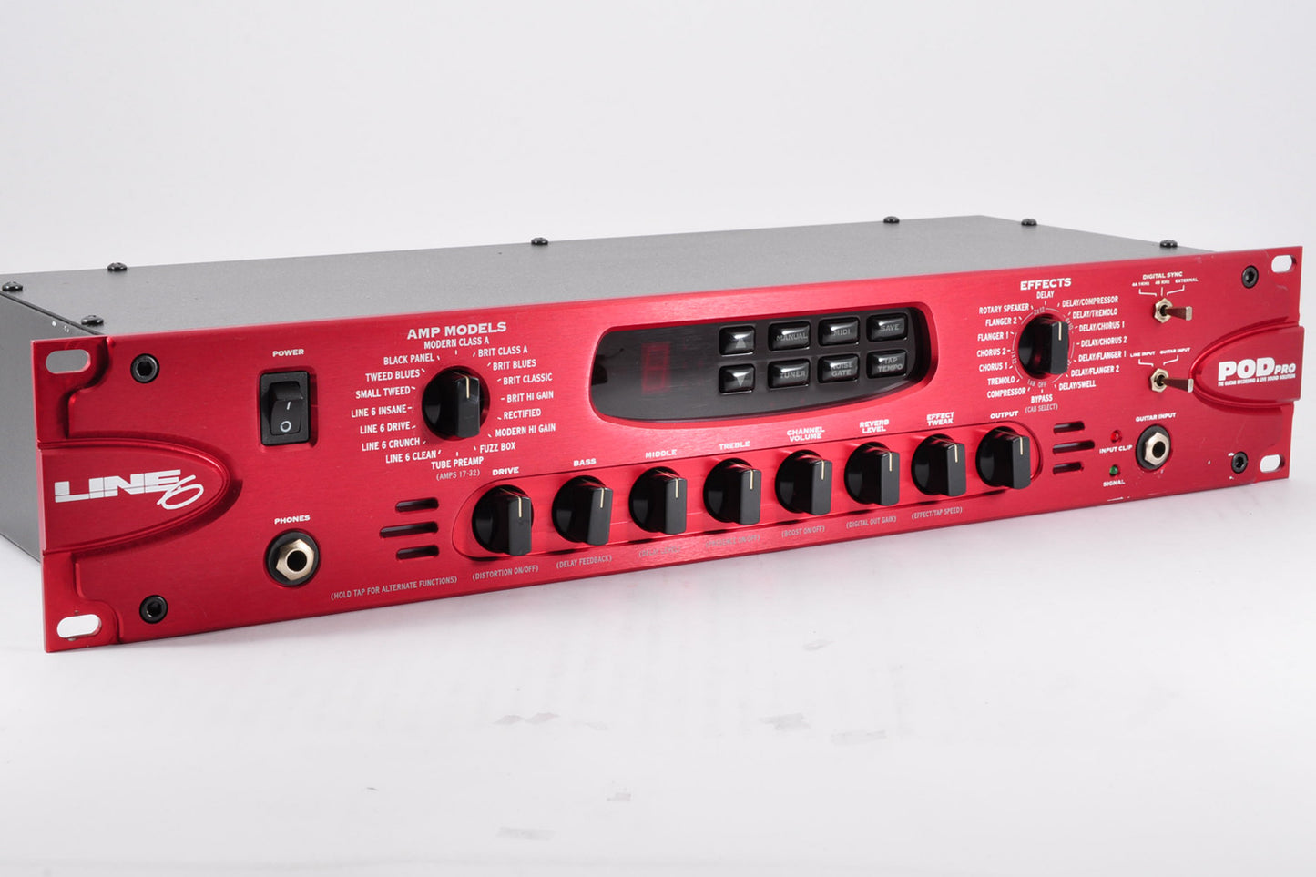 Line6 POD PRO Guitar Multi Effects Processor 2U Rack Used From Japan #462