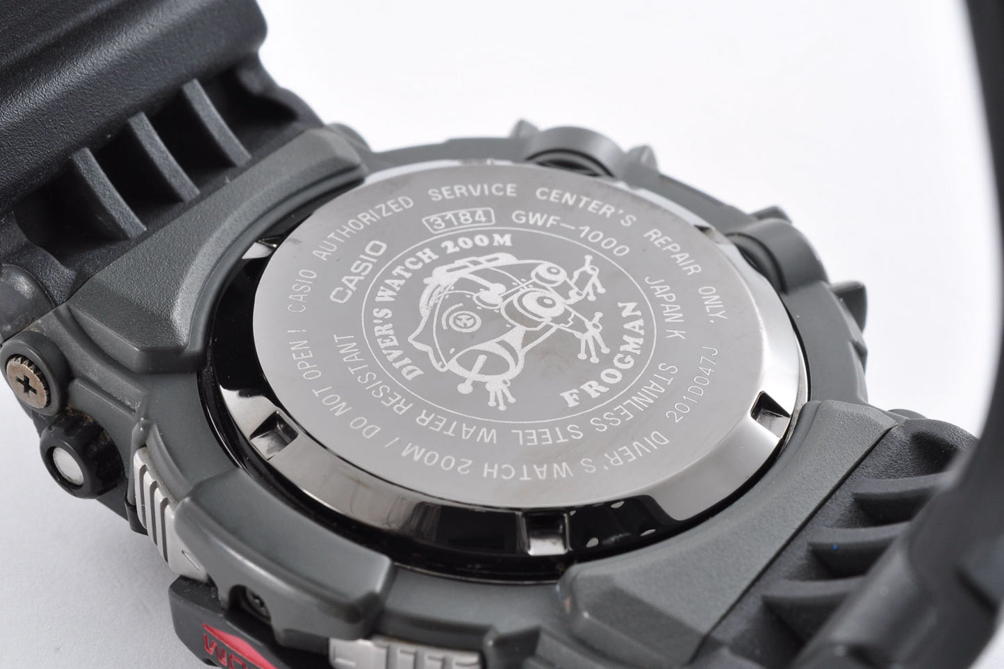 Casio G-SHOCK GWF-D1000B-1JF Frogman Solar Atomic Men Watch 3184 Used From Japan
