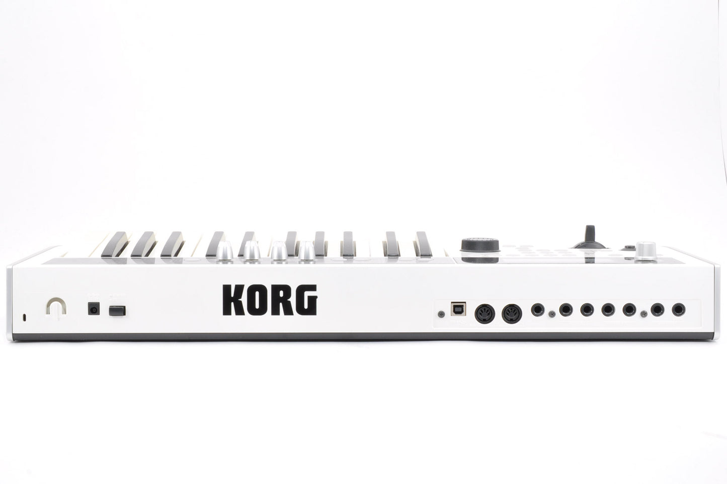 Korg MICRO X Synthesizer White Model w/Hardcase & USBcable Used From Japan #1928