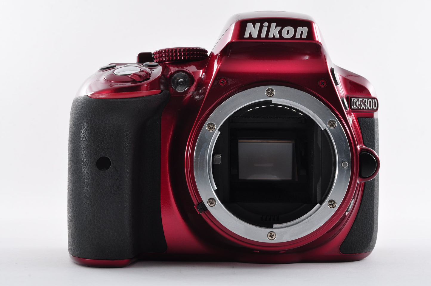 Nikon D5300 Red Shutter count 7653 24.2MP Digital SLR  Body Only From Japan #2082806