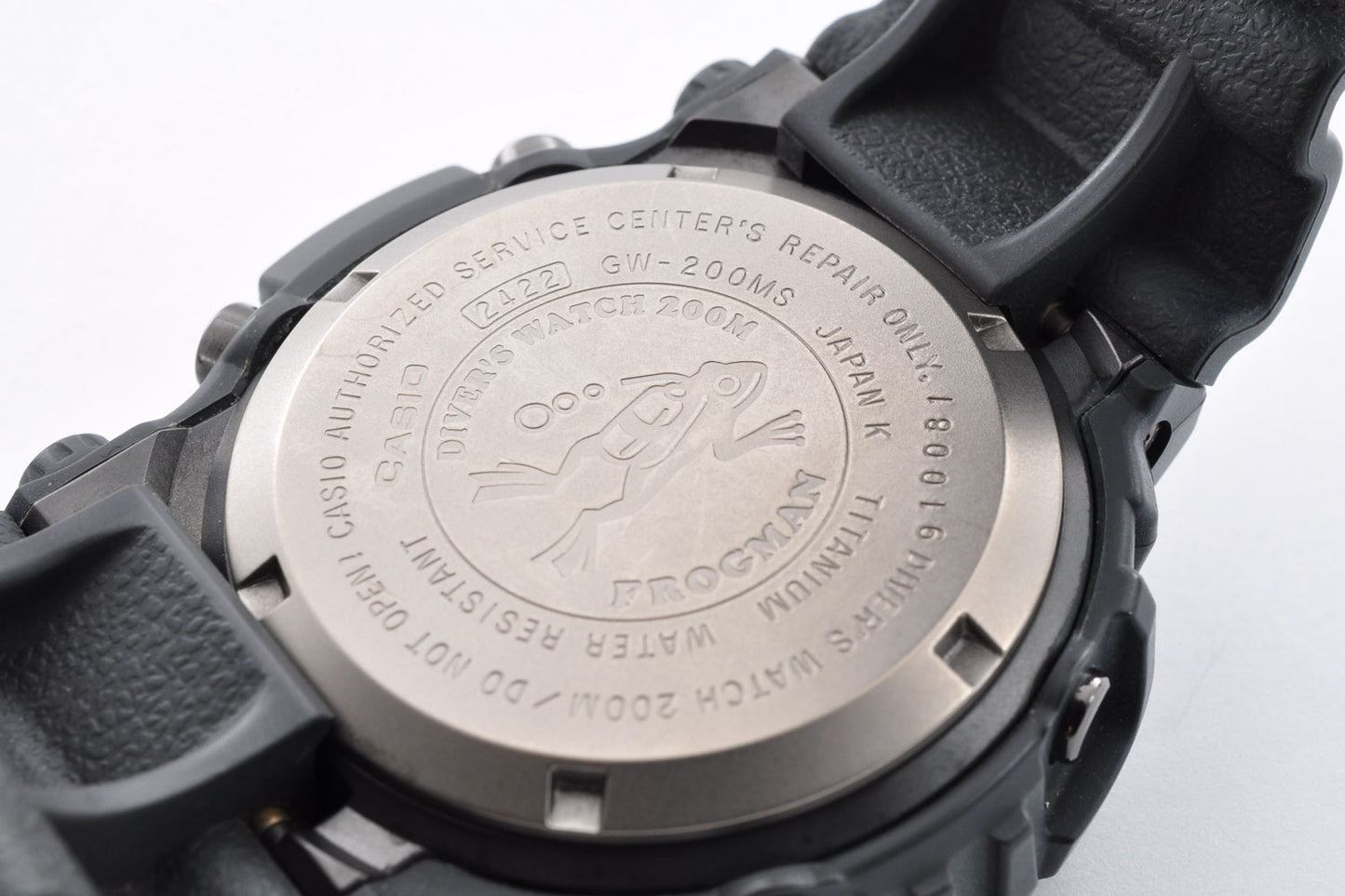 CASIO G-SHOCK GW-200MS-1JF FROGMAN Men In Rusty Black Tough Solar 2422 Used From Japan