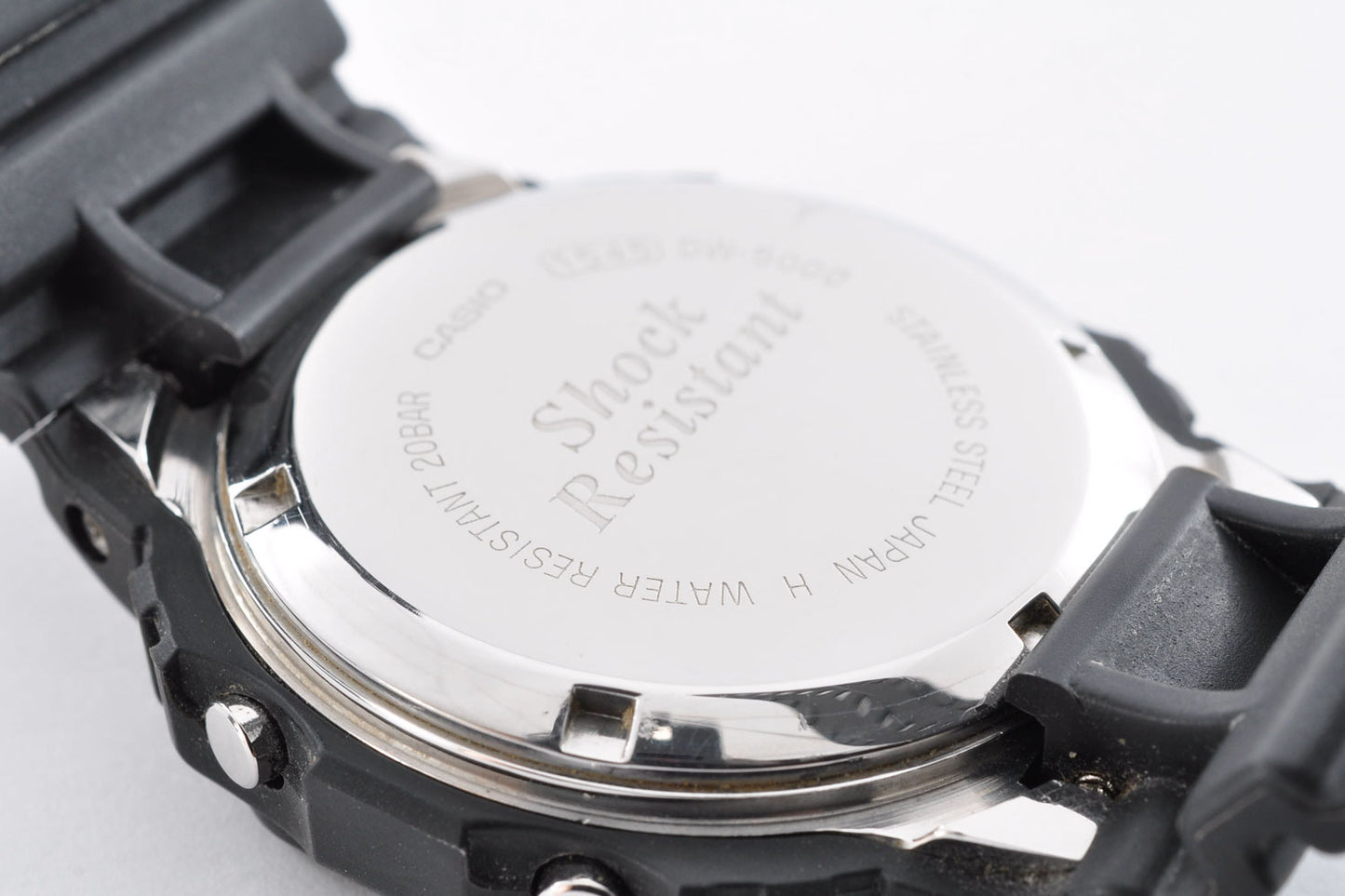 Casio G-Shock DW-5000-1JF 2001 First Reissue Screw Back Model 1545 Used From Japan