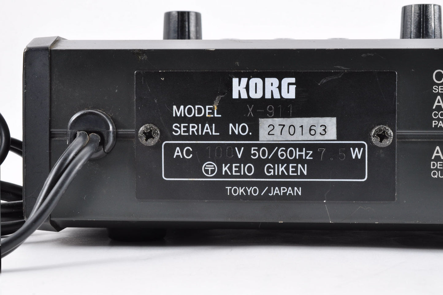 Korg X-911 Analog Guitar Synthesizer Effects Vintage Made In Japan Used From Japan #270163