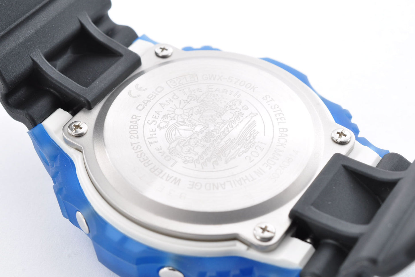 Casio G-Shock GWX-5700K-2JR ICERC Love The Sea And The Earth 3215 Used From Japan