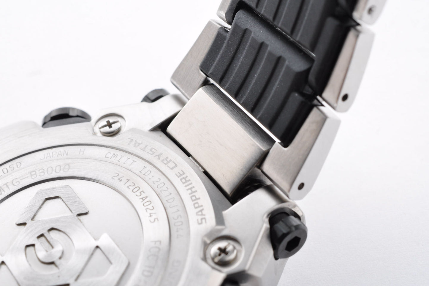 CASIO G-SHOCK MTG-B3000D-1AJF Silver Bluetooth Solar Men's Watch 5672 Used From Japan