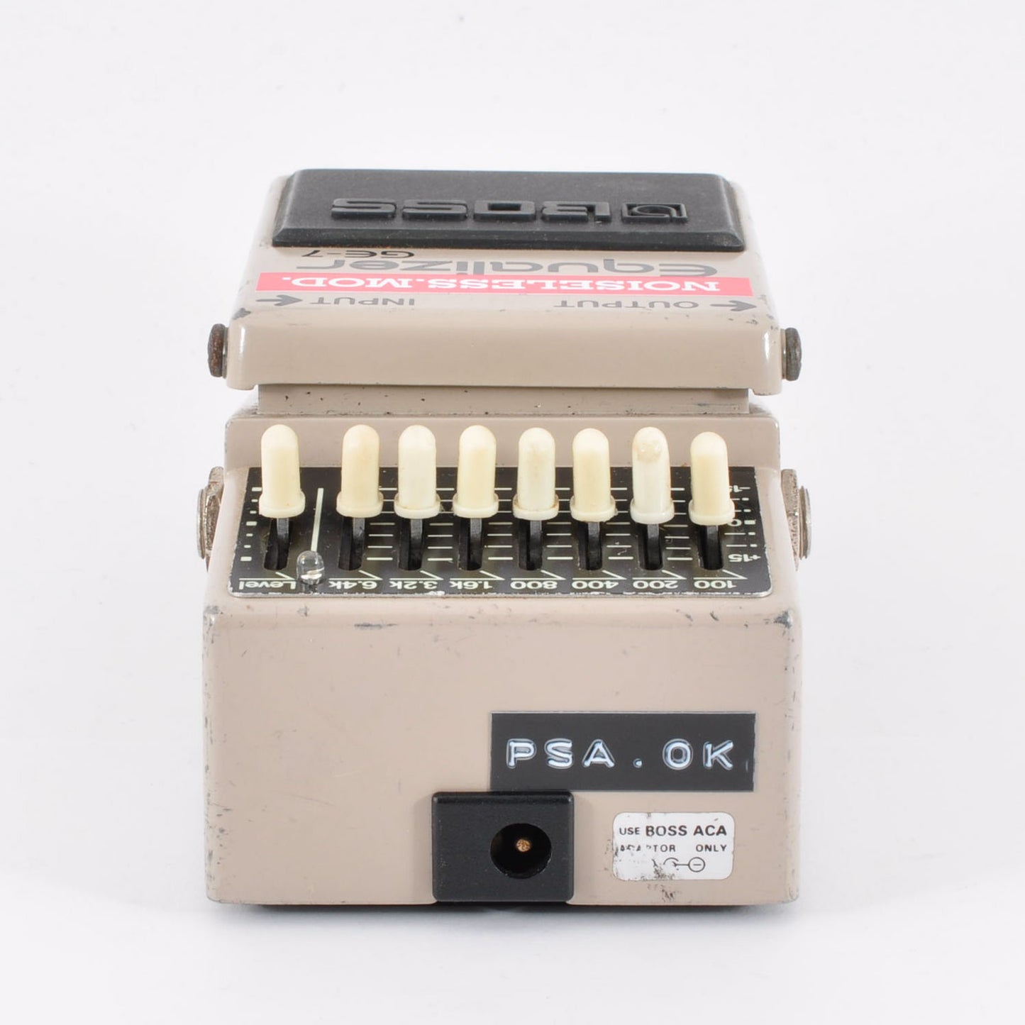 Boss GE-7 Modified Noiseless Equalizer PSA.OK Made In Taiwan 1993 Effects Pedal Used From Japan #AF29558