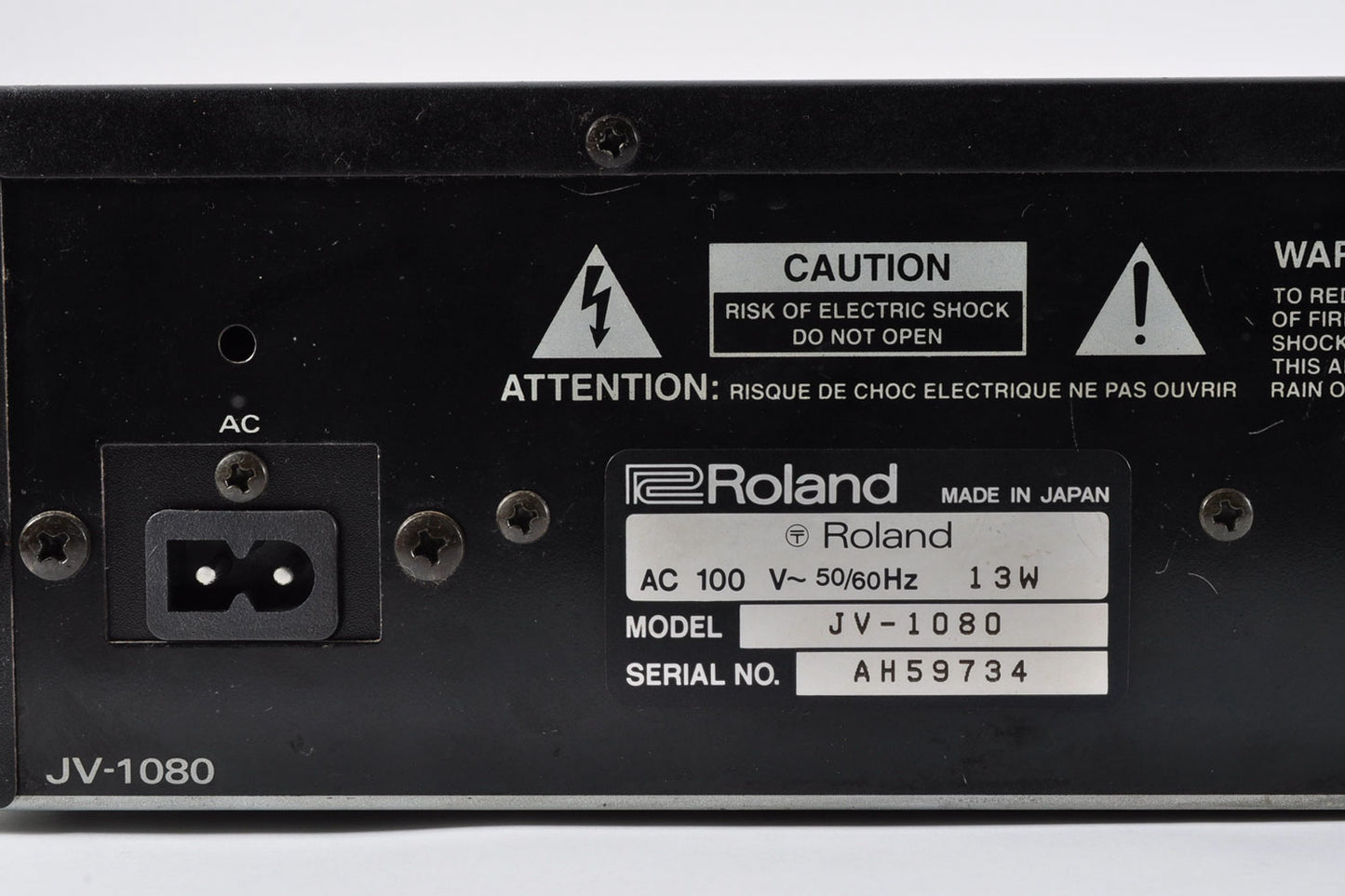 Roland Super JV-1080 64-VOICE Synthesizer Module w/4x Expansion Cards Made In Japan Used From Japan #AH59374