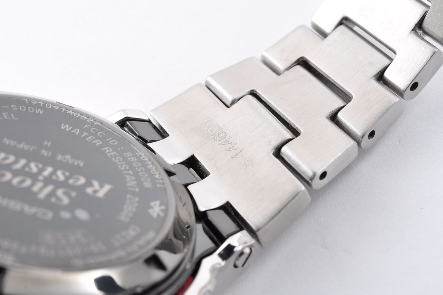 CASIO G-Shock GMW-B5000D-1JF Full Metal Watch SIlver Digital Tough Solar 3459 Used From Japan