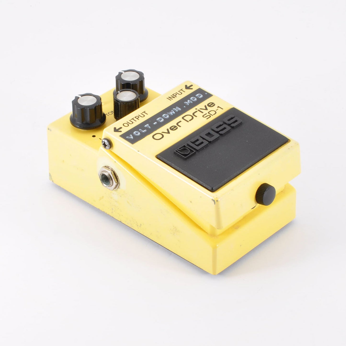 Boss SD-1 Modified Volt-Down 2.5-7.5V Fuzz Sound Super Overdrive Made In Taiwan 2003 Used From Japan #QR11954
