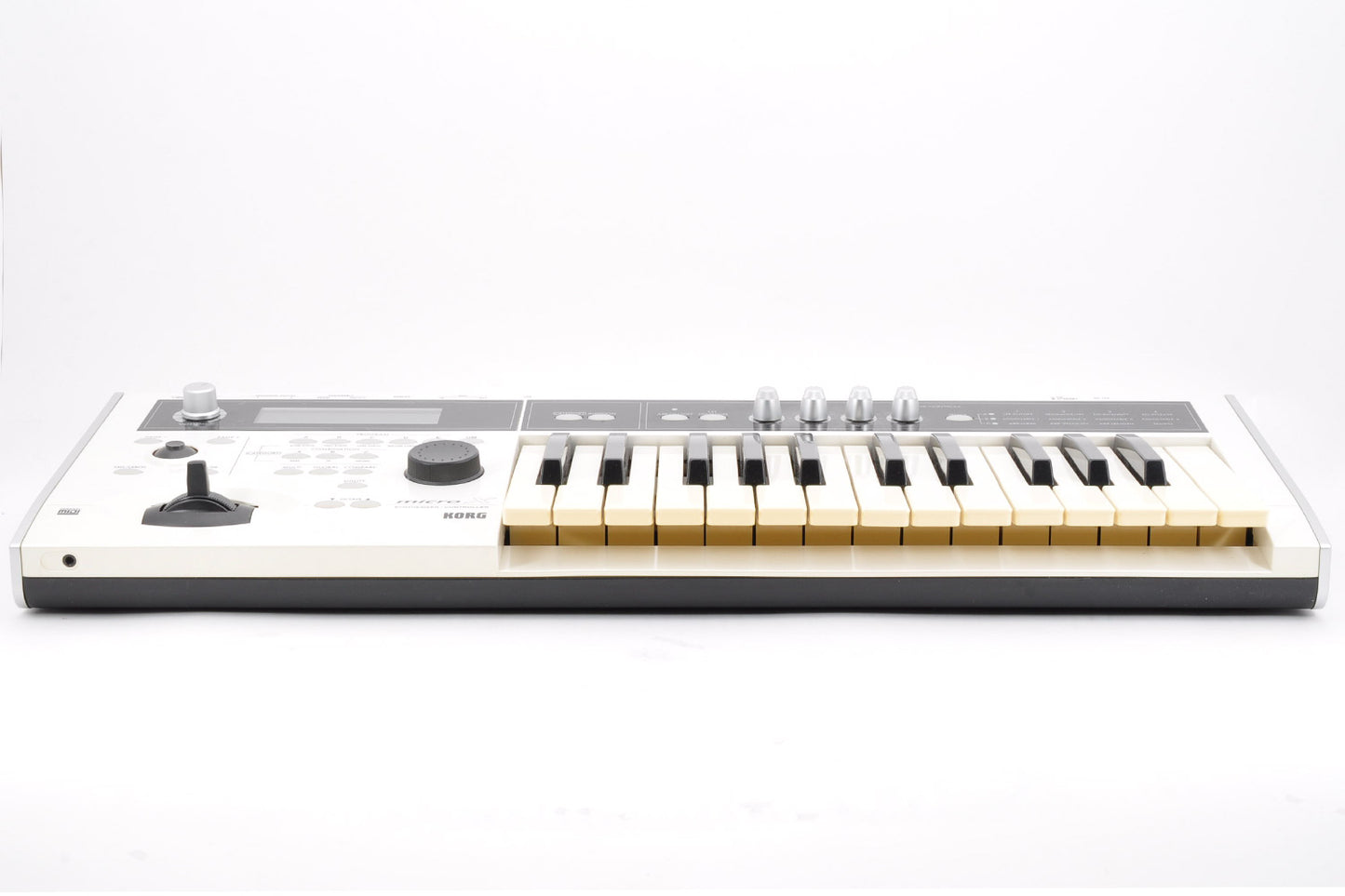 Korg MICRO X Synthesizer White Model w/Hardcase & USBcable Used From Japan #1928