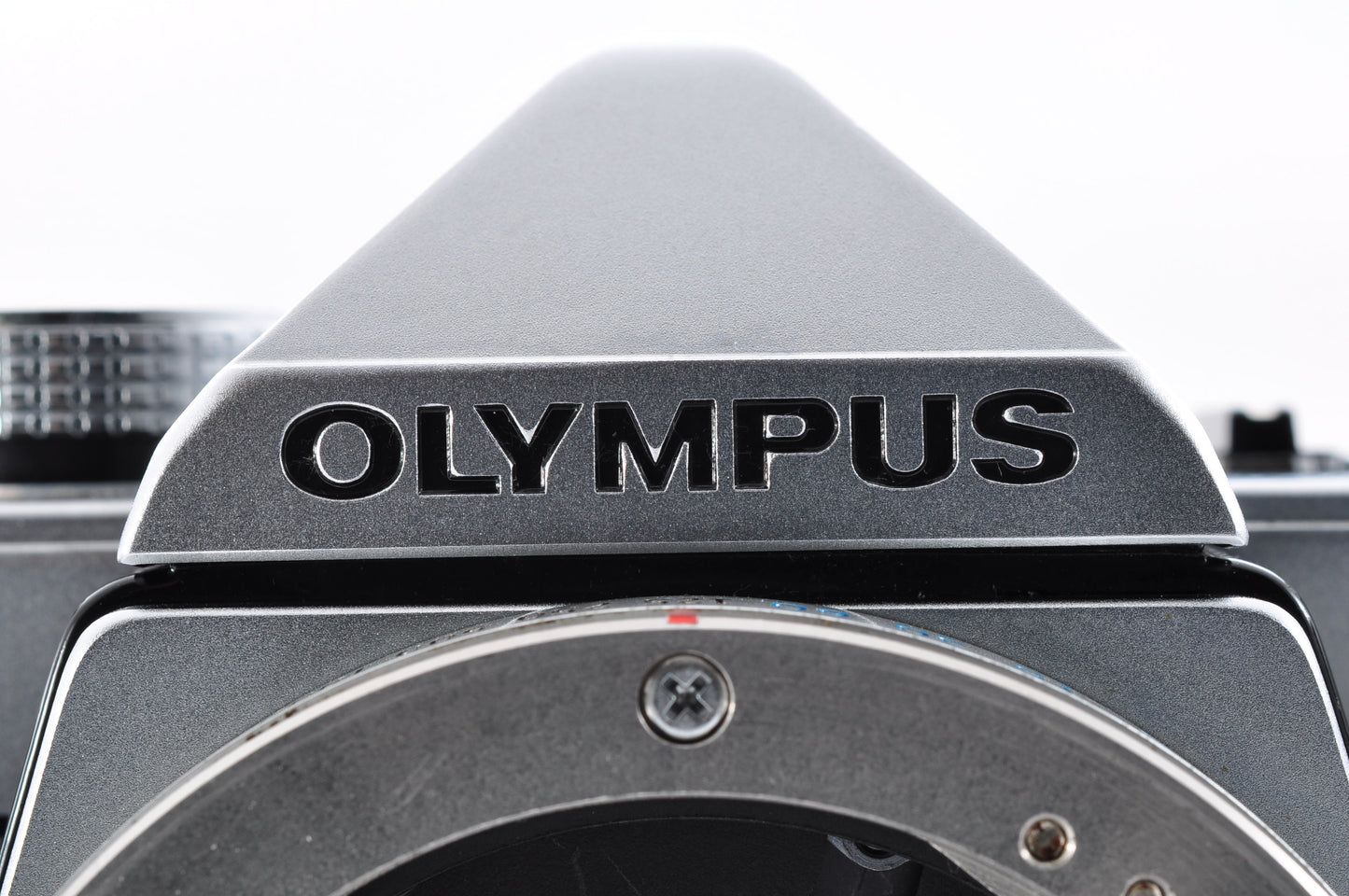 OLYMPUS OM-1 Silver Maintained Meter Works 35mm SLR Film Camera From Japan #416359