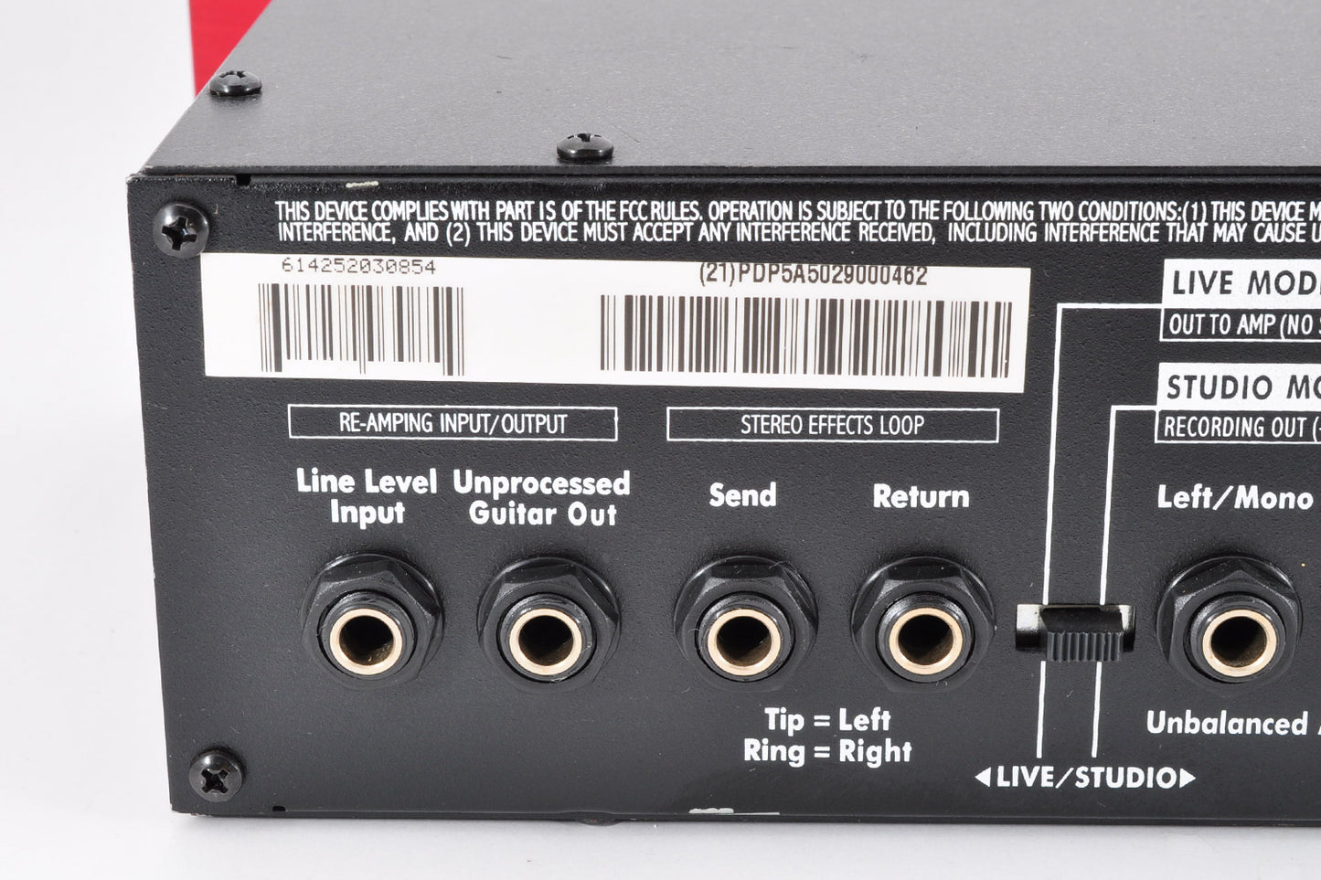 Line6 POD PRO Guitar Multi Effects Processor 2U Rack Used From Japan #462