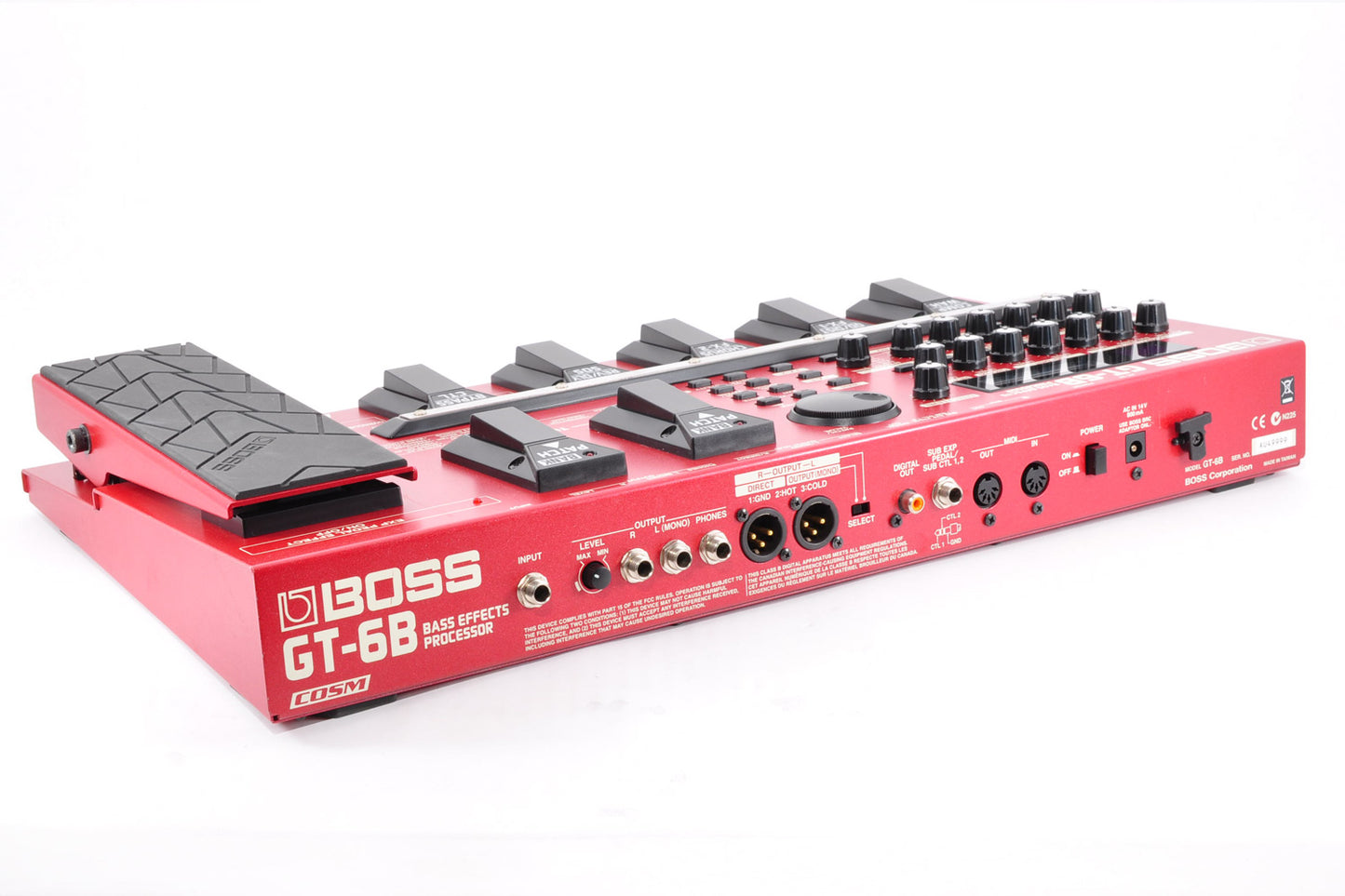 Boss GT-6B Multi Bass Guitar Effects Processor Pedal w/Adapter Used From Japan #AU49999