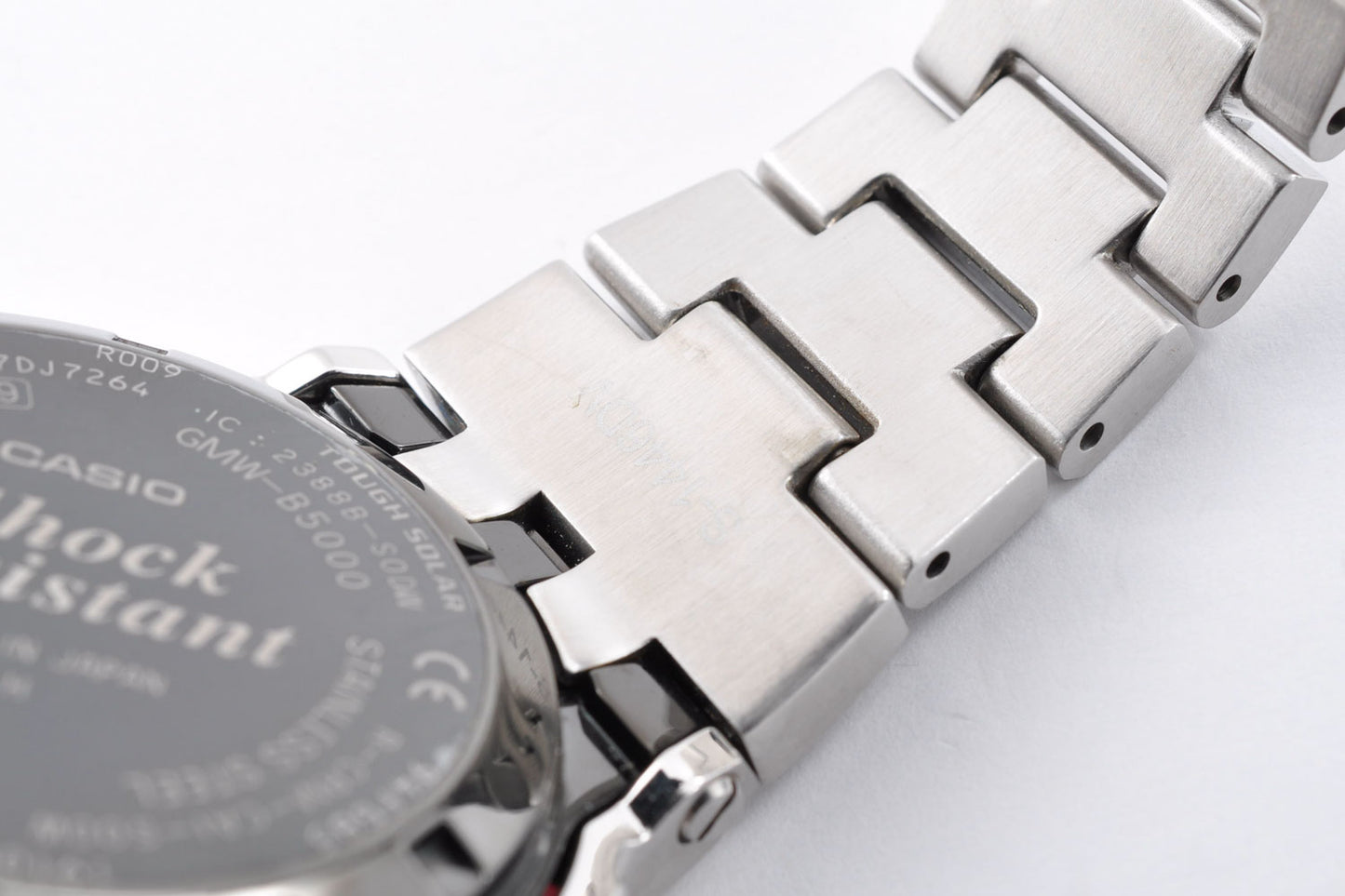 CASIO G-Shock GMW-B5000D-1JF Full Metal Watch SIlver Digital Tough Solar 3459 Used From Japan