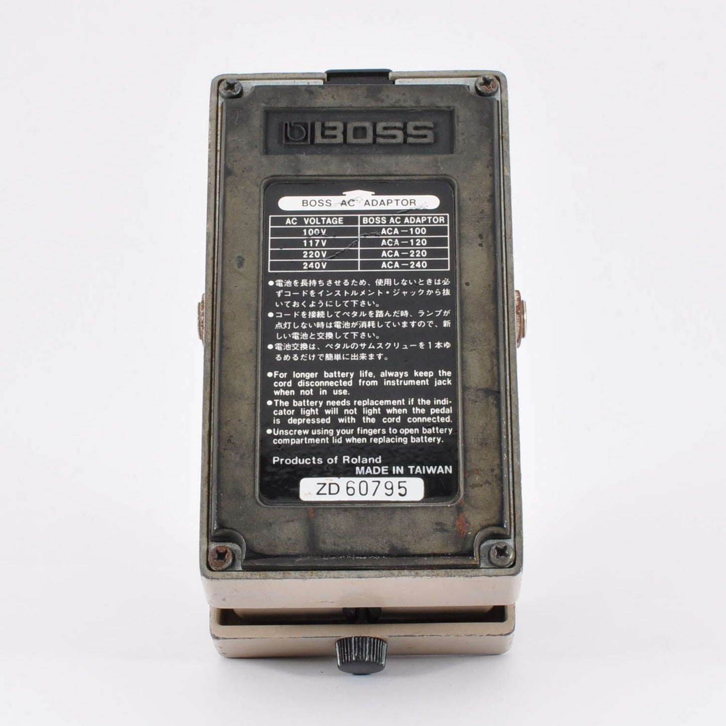 Boss GE-7 Modified Noiseless Equalizer PSA.OK Made In Taiwan 1992 Effects Pedal Used From Japan #ZD60795