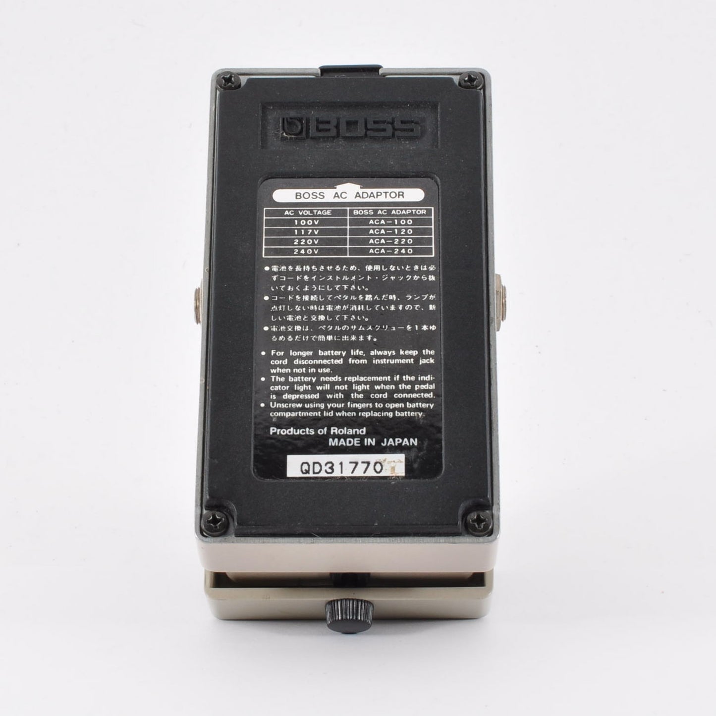 Boss GE-7 Modified Noiseless Equalizer PSA.OK Made In Japan 1991 Effects Pedal Used From Japan #QD31770