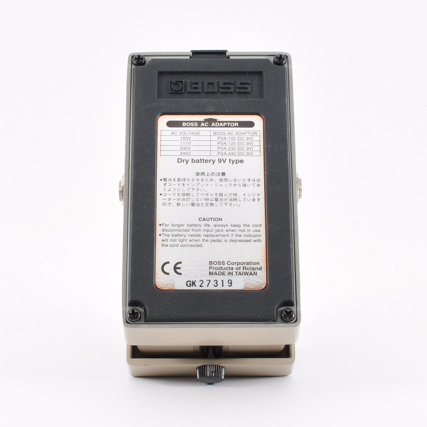 Boss GE-7 Modified Noiseless Equalizer PSA.OK Made In Taiwan 1997 Effects Pedal Used From Japan #GK27319