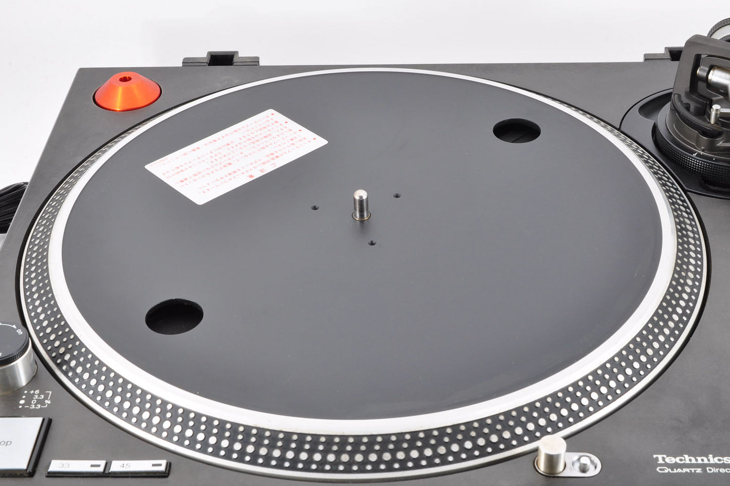 Technics SL-1200MK3 Black Direct Drive DJ Turntable Record Player w/Dust Cover EP Adapter Used From Japan #NH0CA07614