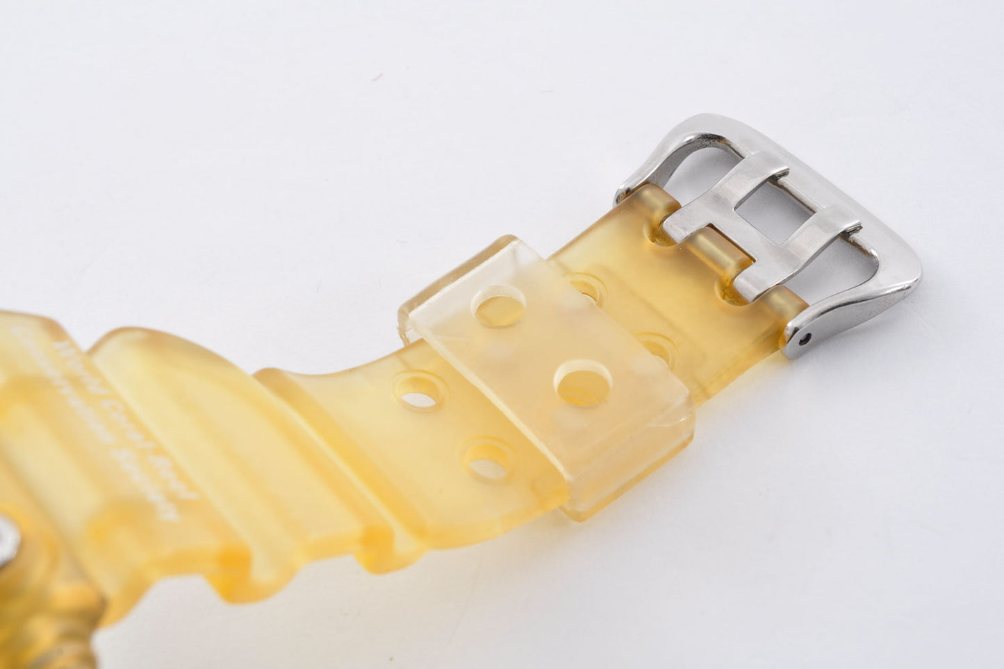 Casio G-Shock DW-8201WC-7T Frogman Yellow Titanium Digital Watch 1294 Used From Japan