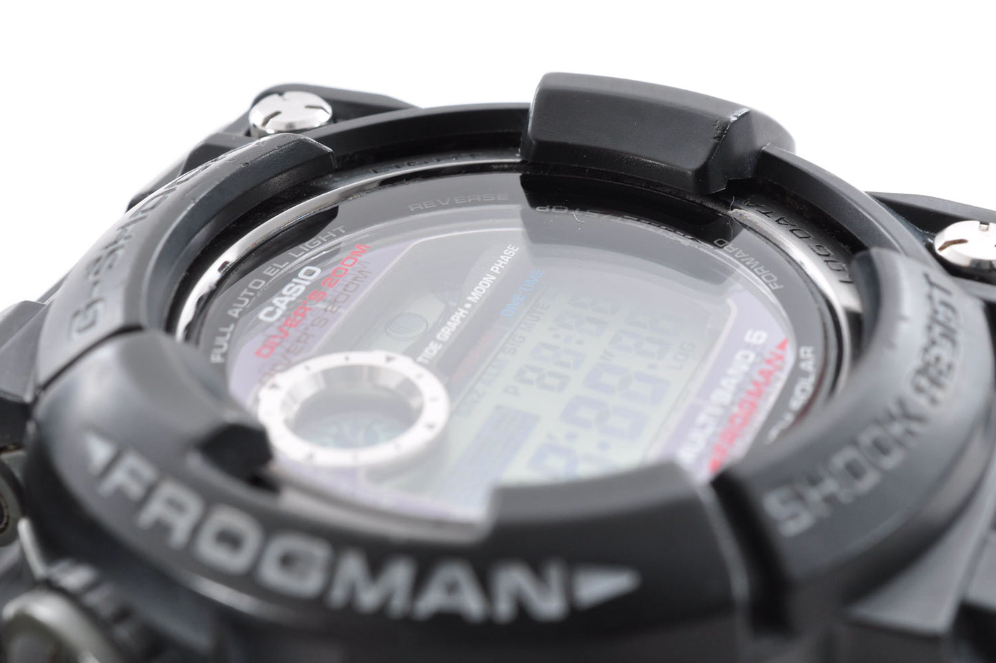 Casio G-SHOCK GWF-D1000B-1JF Frogman Solar Atomic Men Watch 3184 Used From Japan
