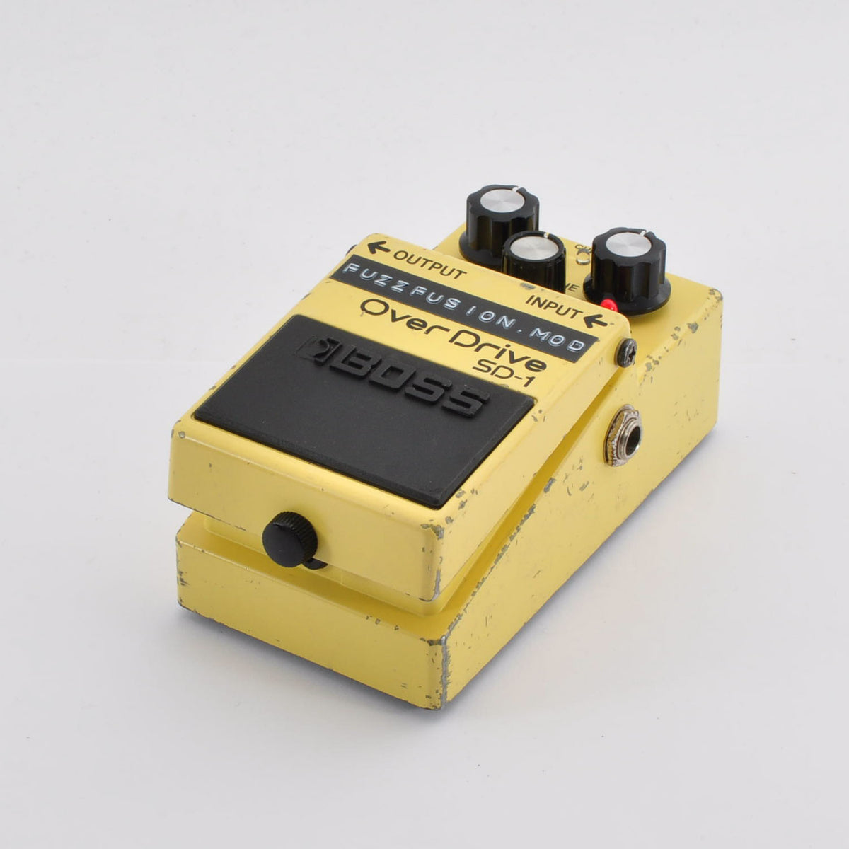Boss SD-1 Modified FuzzFusion SuperOverdrive Clipping 1N34A&LED3mm Used From Japan #KJ90763