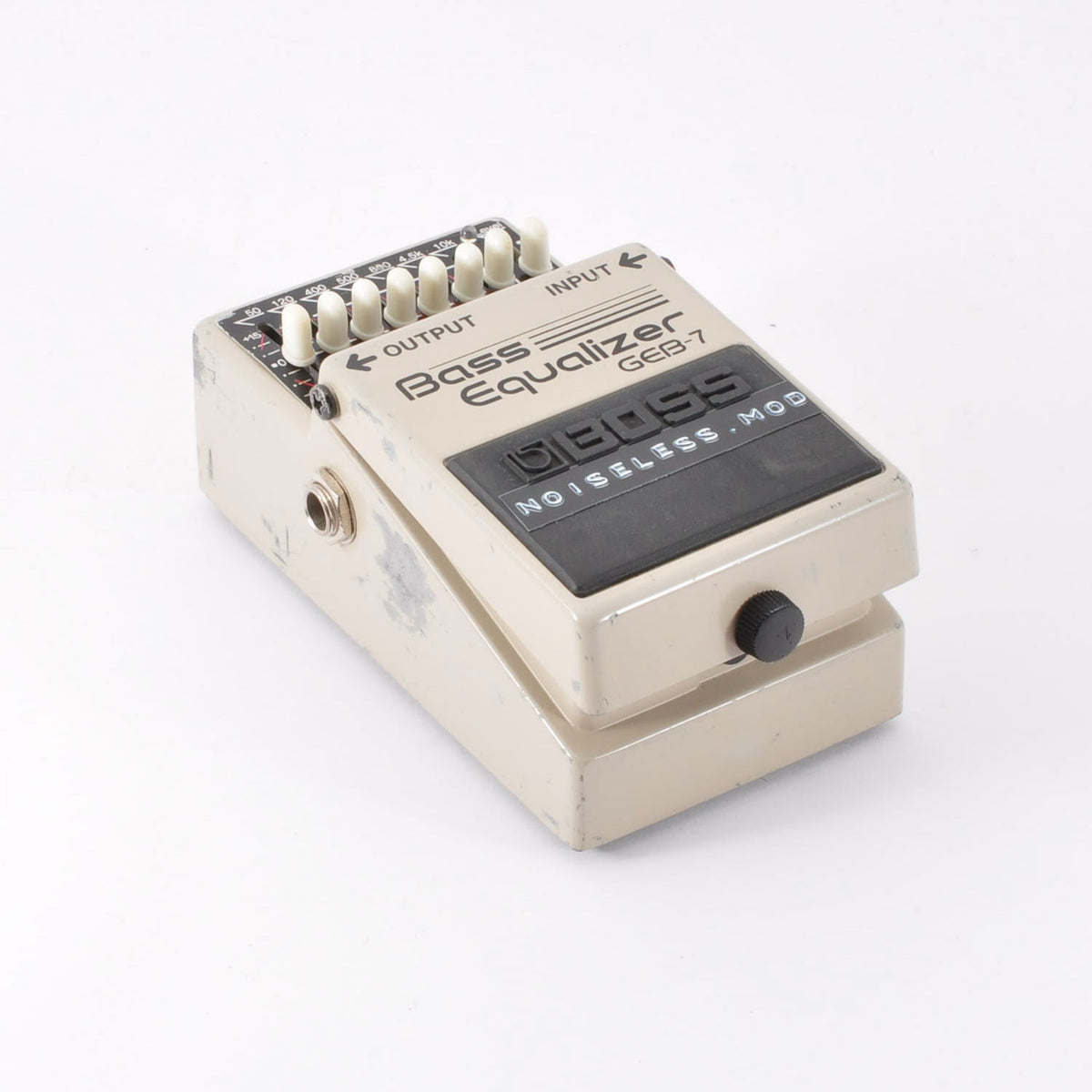 Boss GEB-7 Modified Noiseless For Bass Equalizer Pedal Made in Taiwan 1996 Mod with Box Used From Japan #AI62261