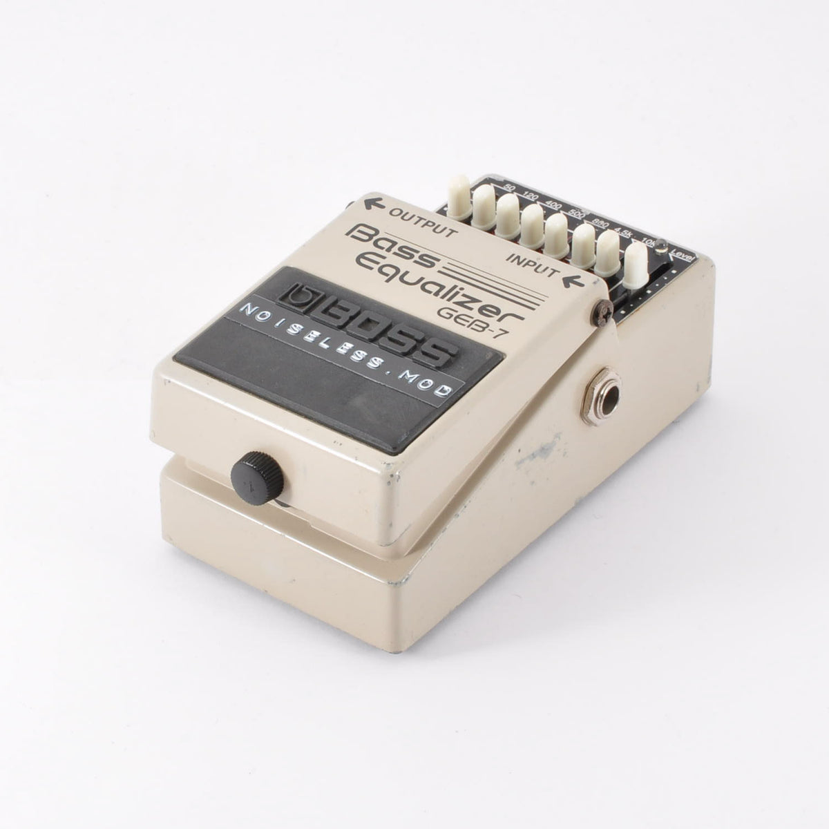 Boss GEB-7 Modified Noiseless For Bass Equalizer Pedal Made in Taiwan 1996 Mod with Box Used From Japan #AI62261