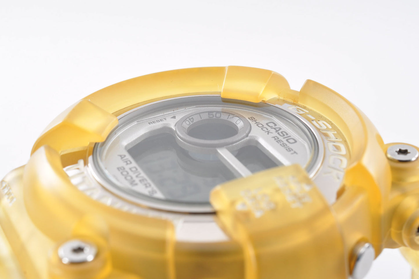 Casio G-Shock DW-8201WC-7T Frogman Yellow Titanium Digital Watch 1294 Used From Japan