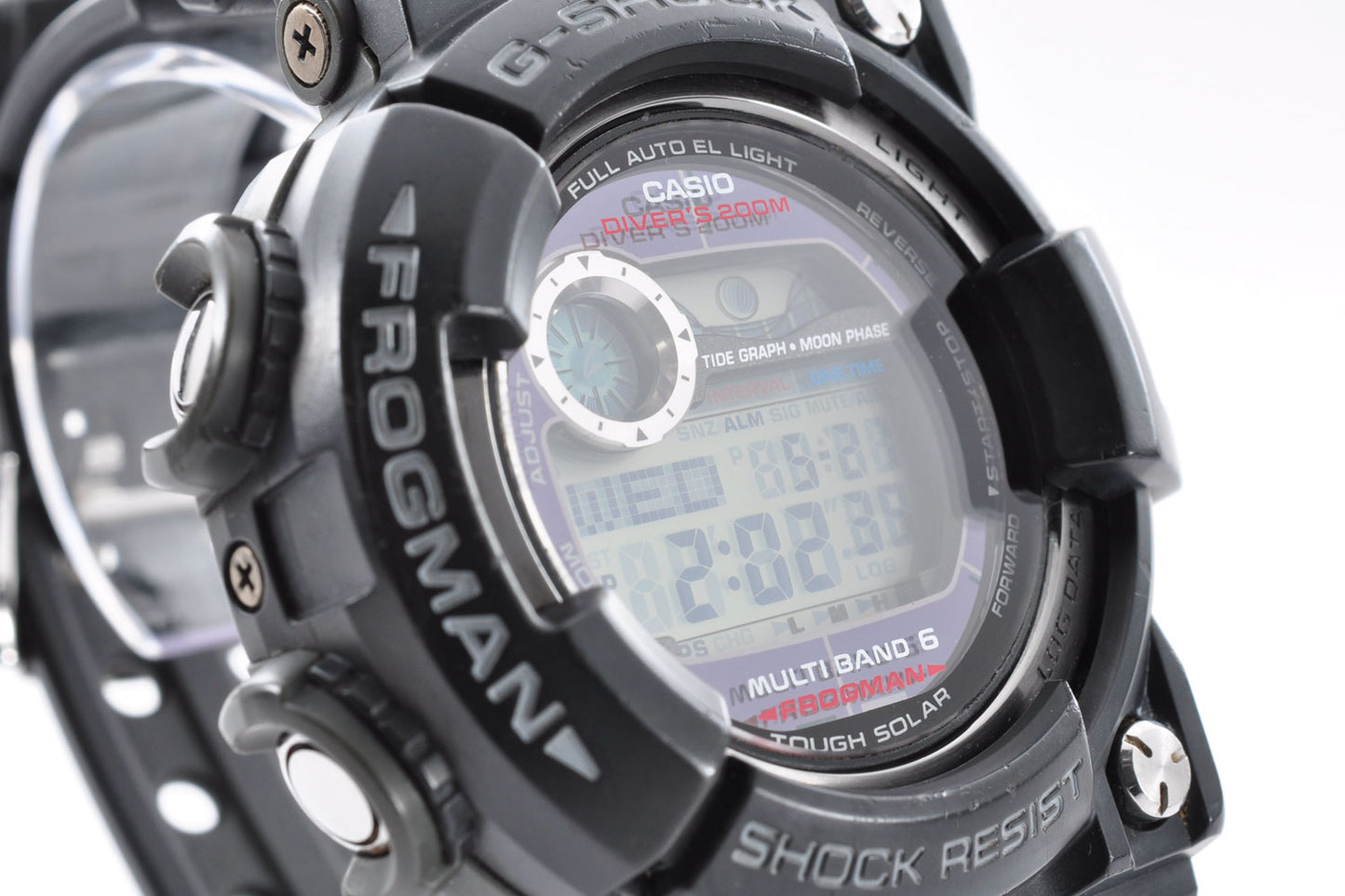 Casio G-SHOCK GWF-D1000B-1JF Frogman Solar Atomic Men Watch 3184 Used From Japan