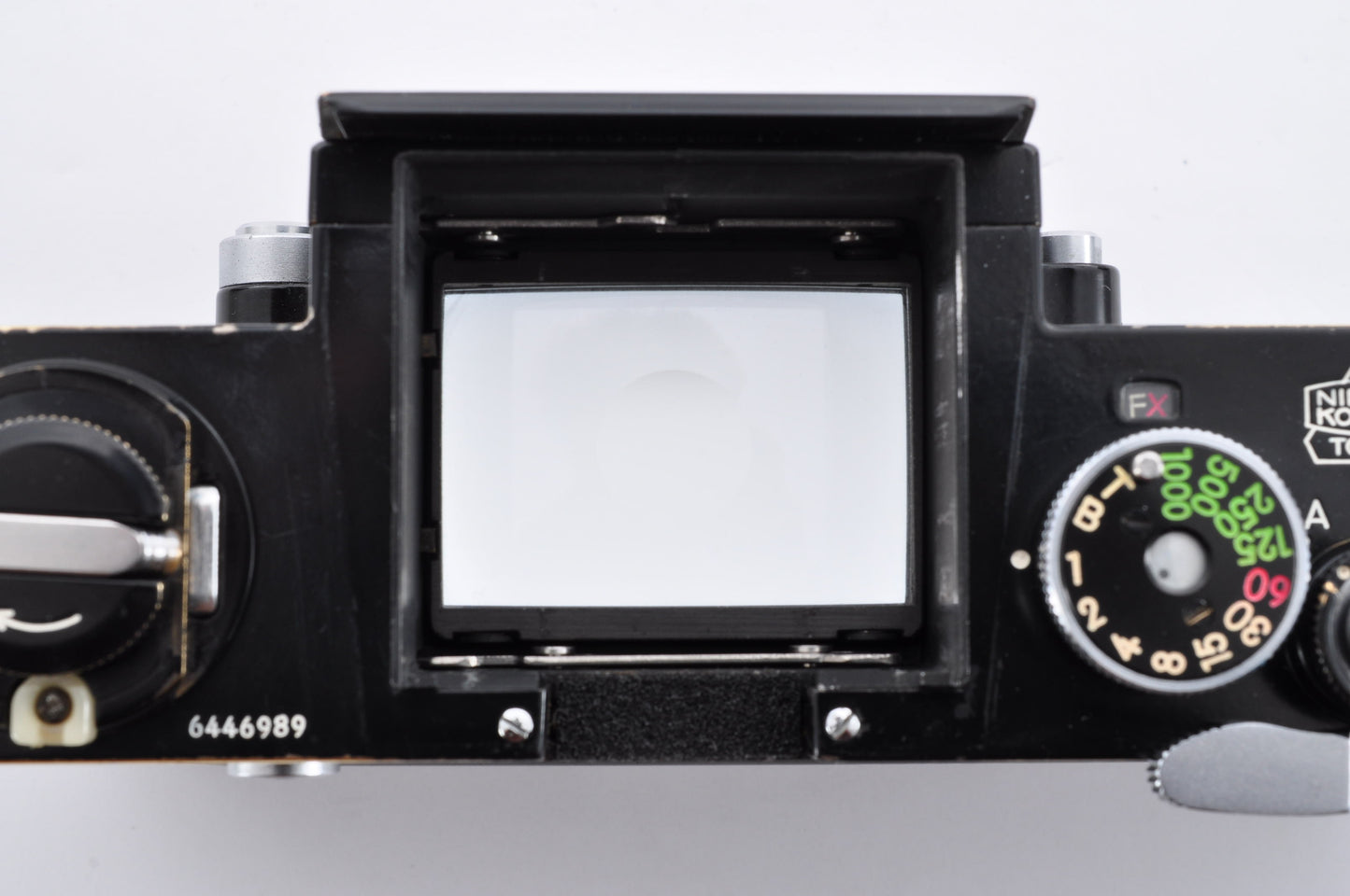 Nikon F eyelevel Black Early Model Mt Fuji mark 35mm SLR Film Camera Fm Japan #6446989
