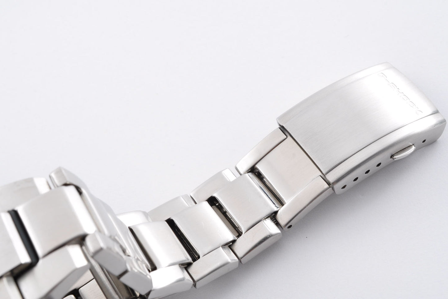 Casio G-SHOCK GST-W110D-7AJF Silver Stainless Steel Solar Digital Analog Watch 5444 Used From Japan