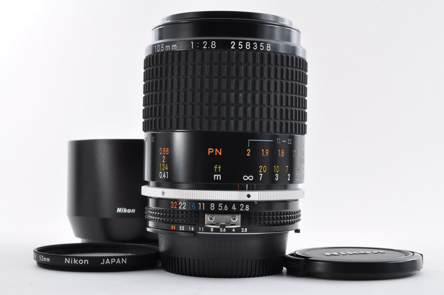 Nikon Ai-S Micro NIKKOR 105mm F2.8 MF Medium telephoto Prime Lens Mint From Japan #258358