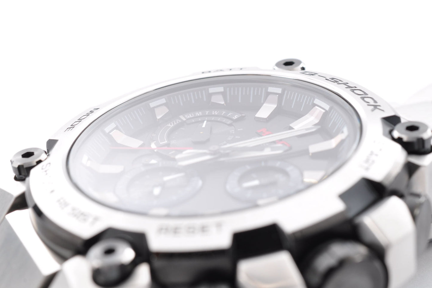 CASIO G-SHOCK MTG-B3000D-1AJF Silver Bluetooth Solar Men's Watch 5672 Used From Japan