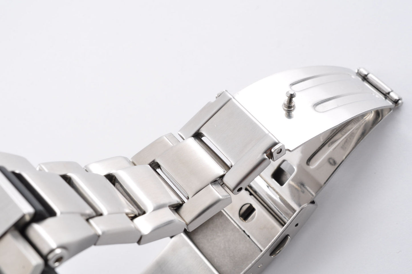 Casio G-SHOCK GST-W110D-7AJF Silver Stainless Steel Solar Digital Analog Watch 5444 Used From Japan