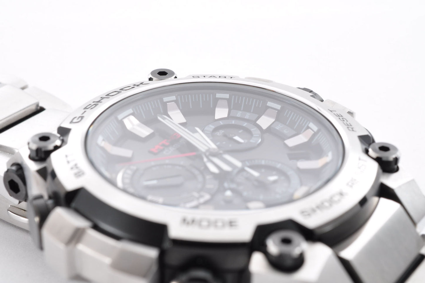 CASIO G-SHOCK MTG-B3000D-1AJF Silver Bluetooth Solar Men's Watch 5672 Used From Japan